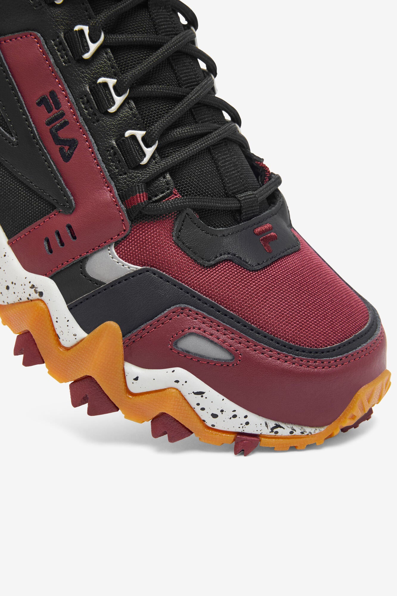Men s Fila Oakmont TR Mid Shoes Tawny Port Black Glacier Gray