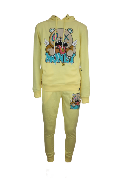 Civilized Clothing Money Bear Hoodie Jogger Set