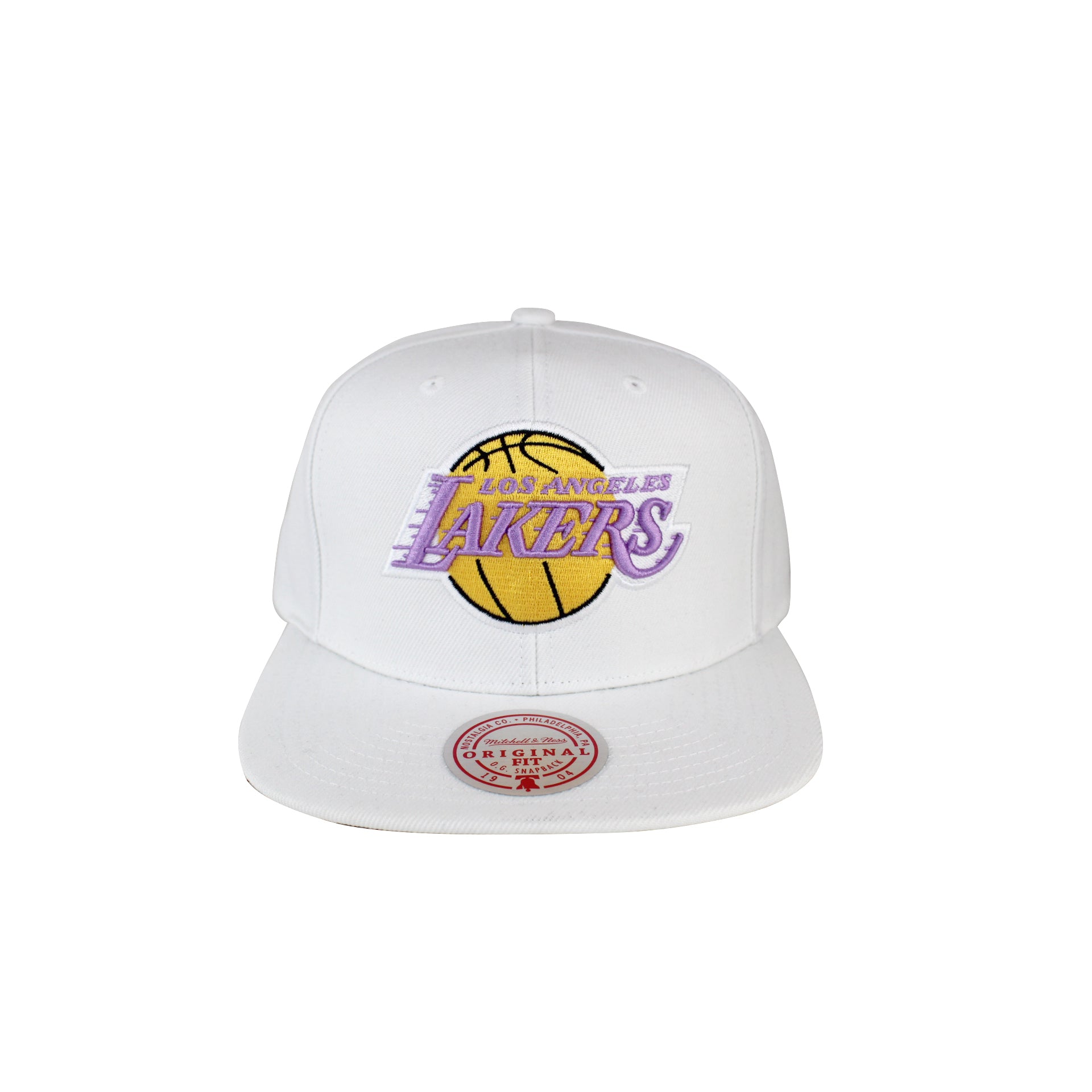 Mitchell & Ness NBA Los Angeles Lakers Snapback Hat White