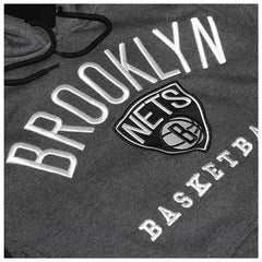 Men's NBA Brooklyn Nets Fleece Hoodie Gray