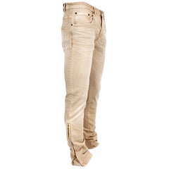 Taker Men's Side Zip Stacked Flare Jeans