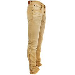 Taker Men's Side Zip Stacked Flare Jeans