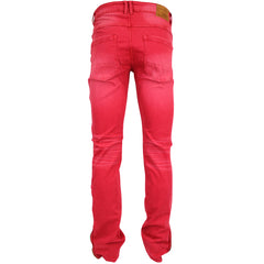 Taker Men's Side Zip Stacked Flare Jeans