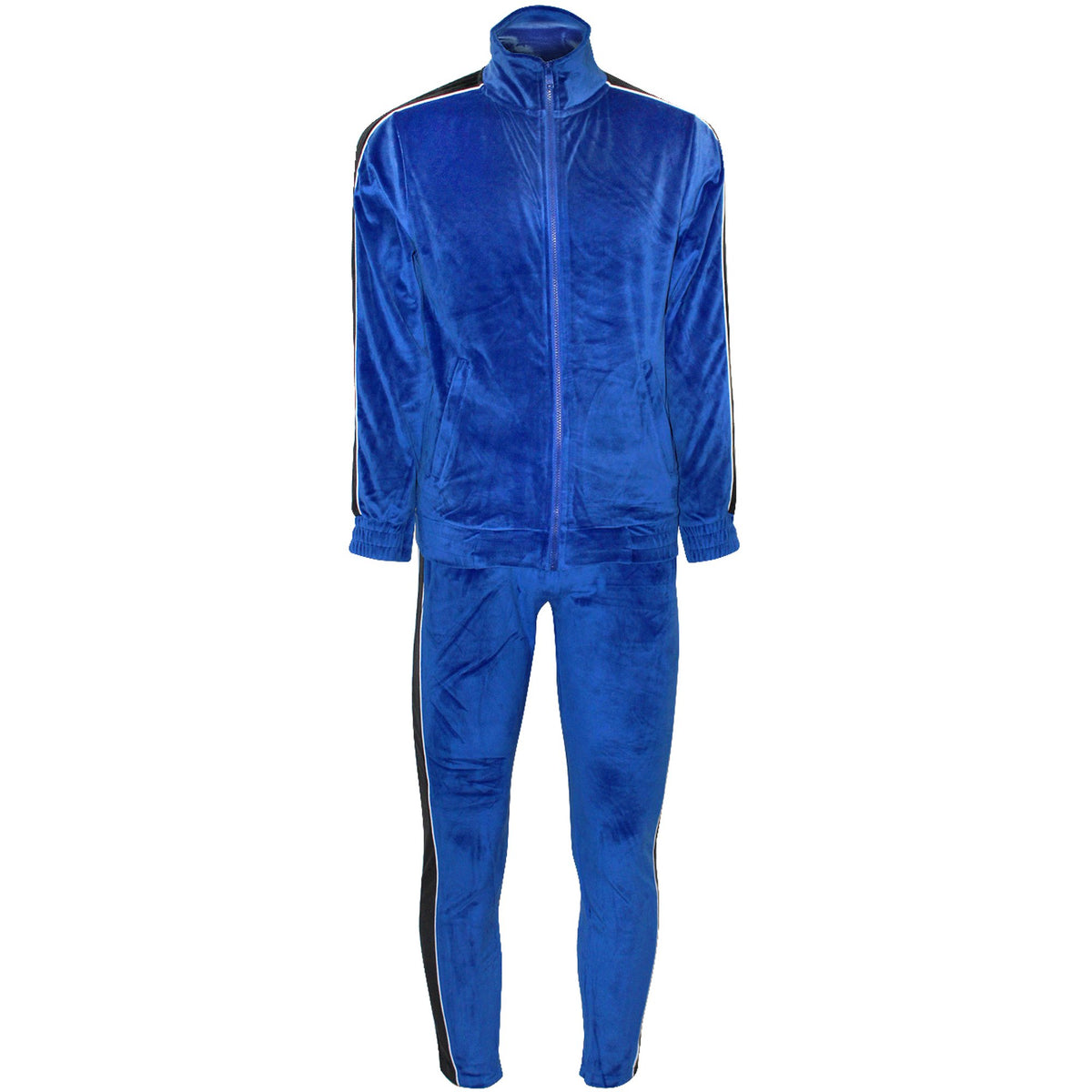 Men's Rebel Minds Velvet Tracksuit 2 Piece Set