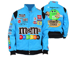 Men's Kyle Busch M&M's Twill Uniform Jacket Crunchy Cookie
