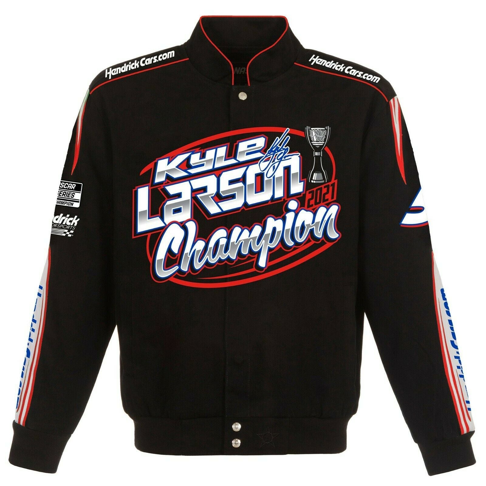 Kyle Larson Nascar Cup Series Champion Full-Snap Jacket