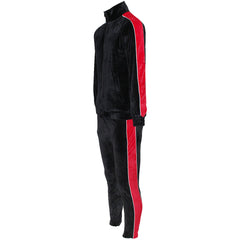 Men's Rebel Minds Velvet Tracksuit 2 Piece Set
