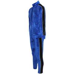 Men's Rebel Minds Velvet Tracksuit 2 Piece Set
