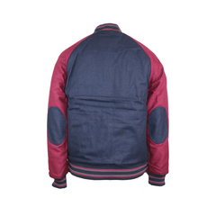 Men's Bomber Varsity Letterman Jacket With College School Style