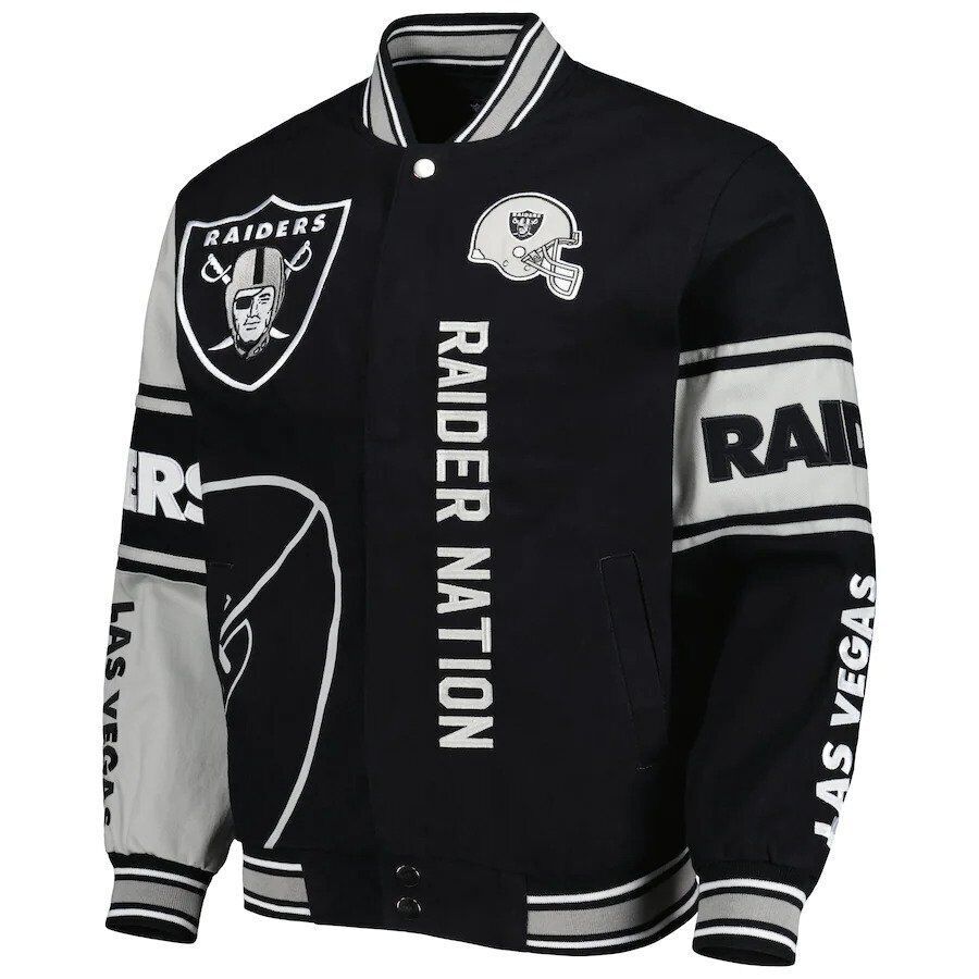 Men's FNL Las Vegas Raiders Varsity Twill Jacket