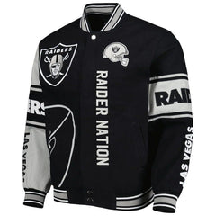 Men's FNL Las Vegas Raiders Varsity Twill Jacket