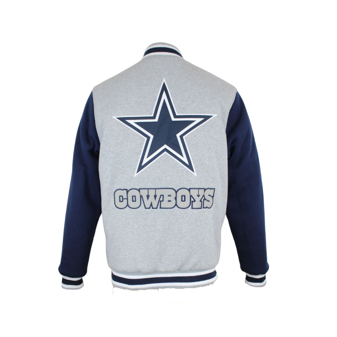 Men's Dallas Cowboys Reversible Jacket Gray/Navy