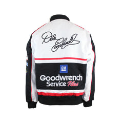 Men's Twill Uniform Snap Jacket With Dale Earnhardt JH Design