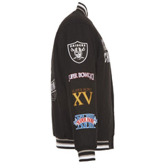 Men's FNL Las Vegas Raiders 3 Time Super Bowl Champions Jacket Reversible