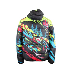 Born Fly Men's Multi-Color Puffer Jacket For Snowboarding