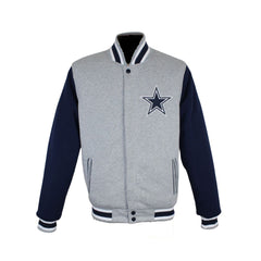Men's Dallas Cowboys Reversible Jacket Gray/Navy