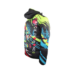 Born Fly Men's Multi-Color Puffer Jacket For Snowboarding