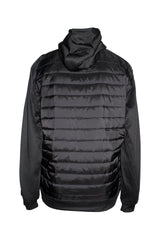 Men's NBA Houston Rockets Quilted Panel Jacket with Hoodie Black
