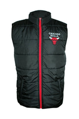 Men's NBA Chicago Bulls Puffer Vest Black