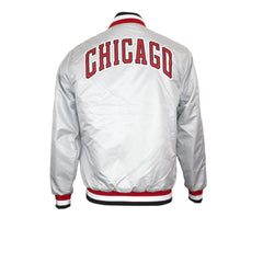 Men's Chicago Bulls Full Snap Bomber Jacket