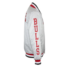 Men's Chicago Bulls Full Snap Bomber Jacket