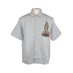 Men's Cruizin Low Virgin Mary Our Lady of Guadalupe Buttom-up Shirt
