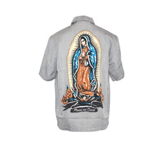 Men's Cruizin Low Virgin Mary Our Lady of Guadalupe Buttom-up Shirt