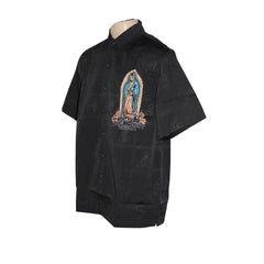 Men's Cruizin Low Virgin Mary Our Lady of Guadalupe Buttom-up Shirt