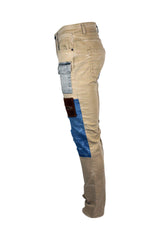 Mens TAKER Patchwork Flap Pocket Twill Pants