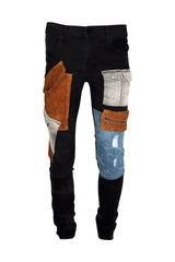 Mens TAKER Patchwork Flap Pocket Twill Pants