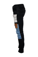 Mens TAKER Patchwork Flap Pocket Twill Pants