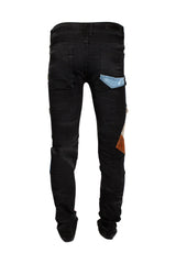 Mens TAKER Patchwork Flap Pocket Twill Pants