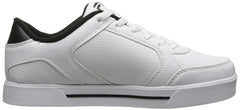 Fila Mens Low Top Leather Sneakers 1SC60102-102 White Black Metallic Silver Size- 9.5