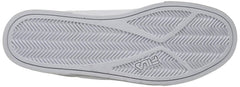 Fila Mens Low Top Leather Sneakers 1SC60102-102 White Black Metallic Silver Size- 9.5