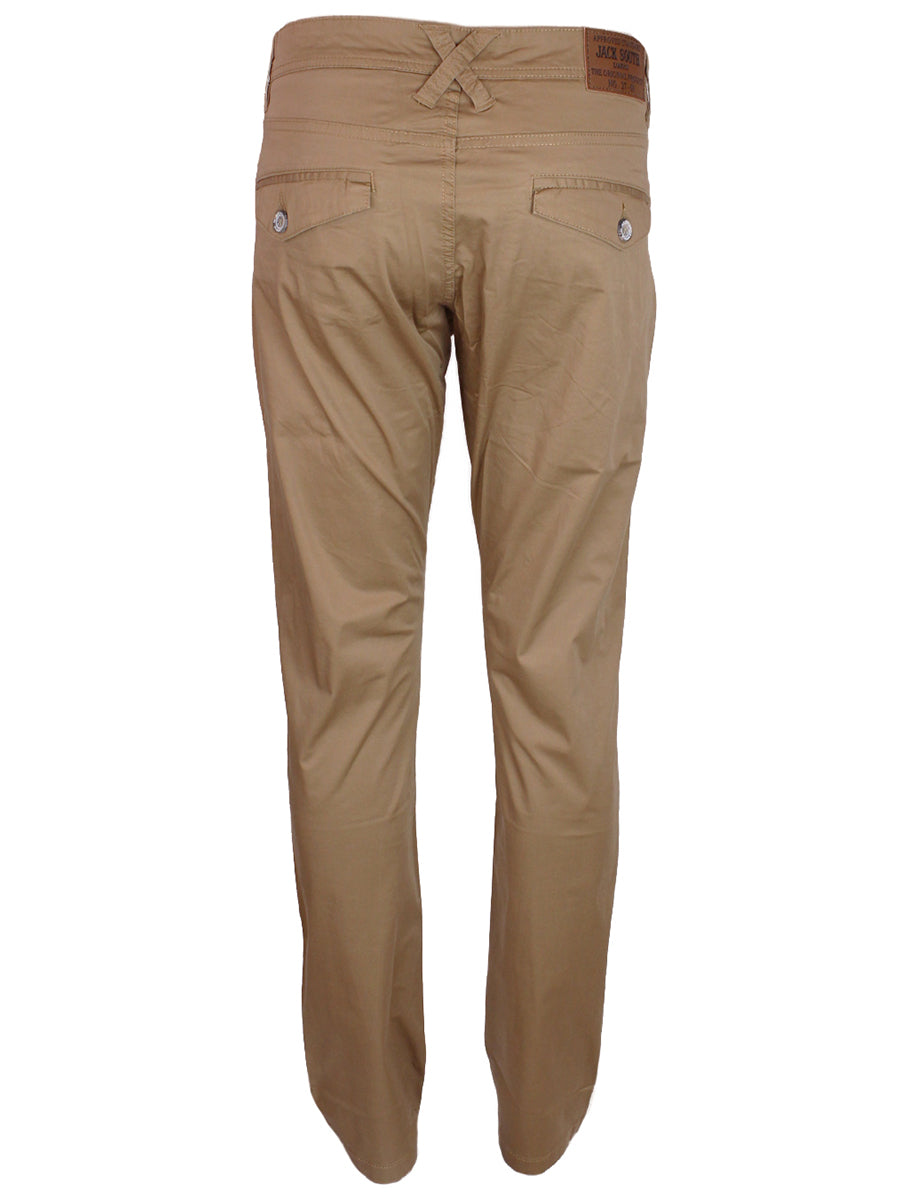 Jack South London Mens Slim Fit Straight Leg Casual Pants Chino Trousers Tobacco 959 Wismar