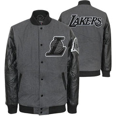 Men's Los Angeles White Lakers Varsity Jacket