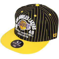 NBA Los Angeles Lakers Snapback Hat/Cap Black