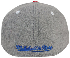 Mitchell & Ness Los Angeles Clippers Flanned Fitted Hat Grey
