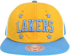 Mitchell & Ness Los Angeles Lakers Classic Edition Snapback Hat Yellow