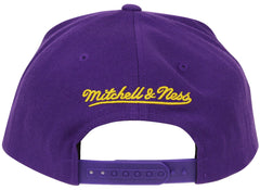 Mitchell & Ness Los Angeles Lakers Snapback Hat Purple