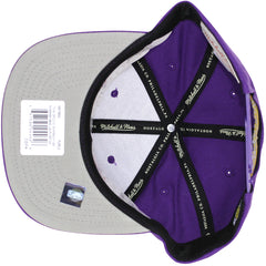 Mitchell & Ness Los Angeles Lakers Snapback Hat Purple