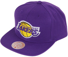 Mitchell & Ness Los Angeles Lakers Snapback Hat Purple