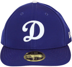 NEW ERA Los Angeles Dodgers Men's 59FIFTY Fitted Hat Royal White