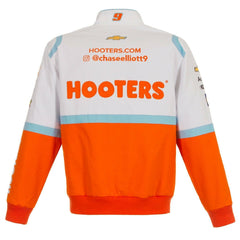 Men's Chase Elliott Hooters Twill Full-Snap Jacket