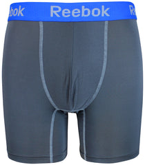 Reebok Mens Performance Training Boxer Briefs Grey Blue size SMALL