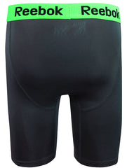 Reebok Mens Performance Training Boxer Briefs Black Green