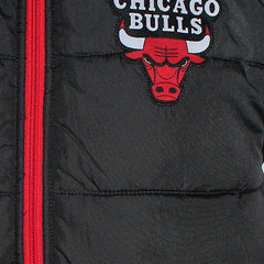 Men's NBA Chicago Bulls Puffer Vest Black